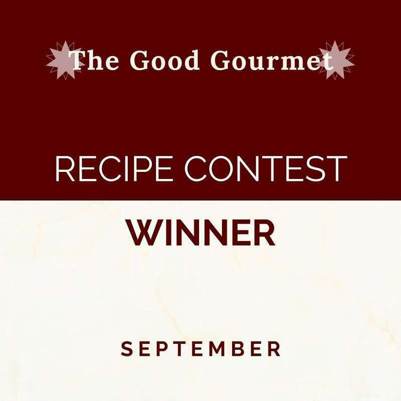 Gourmet Recipe Contest Winner September